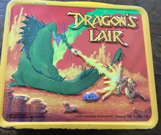 Dragons Lair Metal Lunchbox RARE Stranger Things Season 3 Retro 3