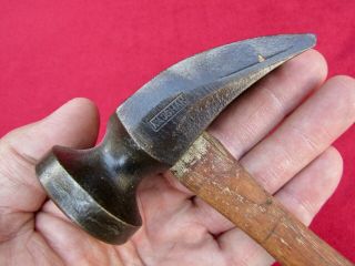 Antique/Vintage VERY RARE VAUGHAN Leather Hammer - Cobblers Shoe Hammer 3