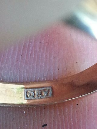 VERY OLD 10k Gold FLT Masonic Odd Fellows SIGNET STYLE Ring 3.  5 grams SIZE 7.  5 3