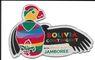 Boy Scout 2019 World Jamboree Bolivia Contingent Patch