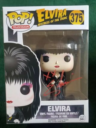 Elvira - Tv Mistress Of The Dark Funko Pop (vaulted) Signed