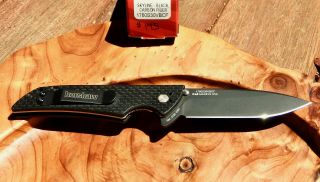 Kershaw Skyline Black 1760s30 Vbcf Carbon Fiber S30v Rare 195 Knife.