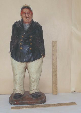 Tramp Steamer Captain - Ceramic Or Chalkware Figure / Statue - Michael Garman