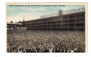 25,  000 Employees At The Ford Motor Company 