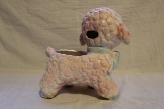 Vintage Velco 4755 Ceramic Porcelain Pink Lamb Planter 4
