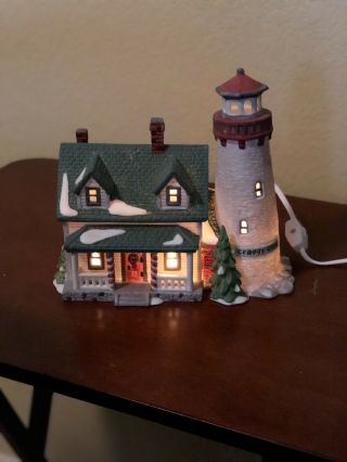 Department Dept 56 England Village Craggy Cove Lighthouse Retired