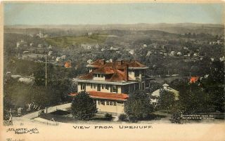 1905 Jersey Postcard: View From Upenuff,  Atlantic Highlands,  Nj