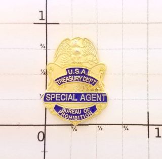 Us Treasury Department Bureau Of Prohibition Special Agent Mini Pin Hattac Badge