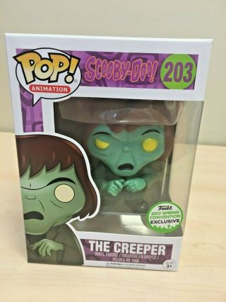 Eccc 2017 Funko Pop Animation Scooby Doo The Creeper Pop Exclusive Villain