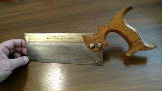 Thomas Flinn Sheffield Dovetail Saw 8 " 15 Tpi Woodworking