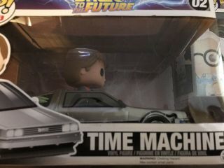 Funko Pop Rides - Back to the Future DeLorean With Dr.  Brown And Marty 2