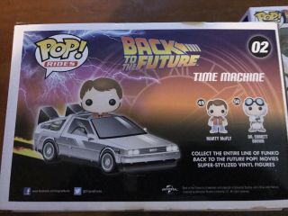 Funko Pop Rides - Back to the Future DeLorean With Dr.  Brown And Marty 4