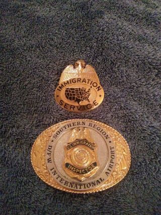 Dfw International Airport Immigration Inspection Badge