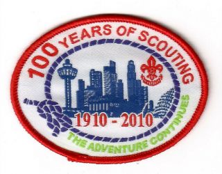 100 Years Centennial Scouting In Singapore 1910 - 2010 Official Memory Patch Badge