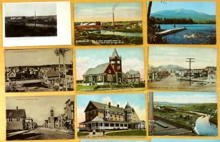 15 Postcards All from MILLINOCKET Maine Penobscot Co.  Great Northern Paper Hotel 3