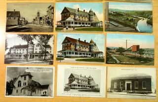15 Postcards All from MILLINOCKET Maine Penobscot Co.  Great Northern Paper Hotel 6