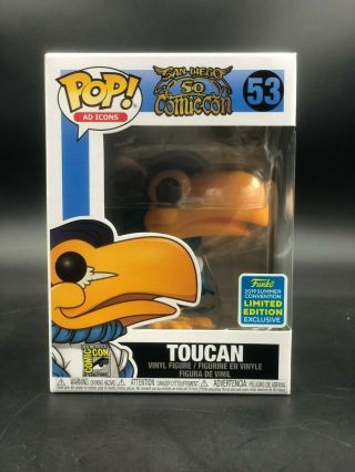 Funko Pop Ad Icons: San Diego Comic Con Toucan 2019 Sdcc - Pop Protector