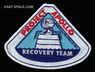 SNOOPY - PROJECT APOLLO - RECOVERY TEAM - NASA SPACE PATCH - 3