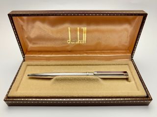 Vintage Dunhill Gemline Silver Filled Ballpoint Pen