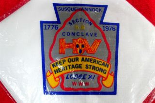1976 Oa Section Area 5 - B Conclave N/c Susquehannock Lodge 11,  Boy Scout Pa
