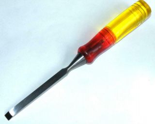 Marples 3/8 / 10mm Firmer Chisel Yellow Red Resin Handle