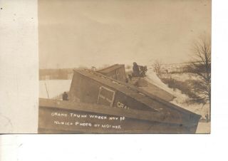 Rppc Lehigh Valley Railroad Train Wreck Grand Trunk Locomotive Disaster 515