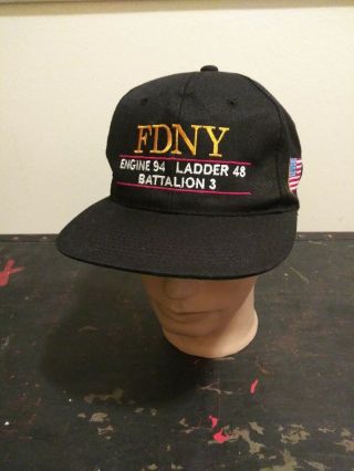 Bronx Ny Fire Department Snapback Hat Cap Fdny