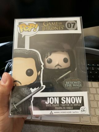 Funko Pop Jon Snow 07 Beyond The Wall Exclusive Game Of Thrones