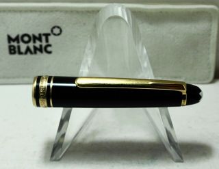 Montblanc Meisterstuck 144 Classique Pix Fountain Pen Cap Black & Gold
