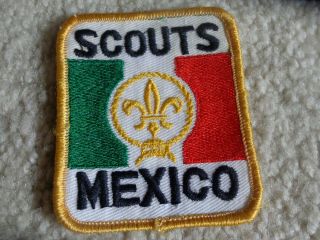 Boy Scout Scouts Mexico Crest Square Uniform 2019 World Jamboree Traded Patch
