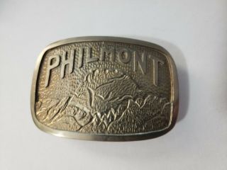 Boy Scout Philmont Belt Buckle Rare Design