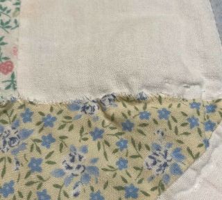 Vintage Quilt Handmade,  44” X 34”,  Star Design. 5