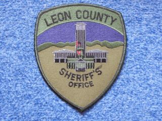 Leon County Sheriff Deputy Police Florida Fl Patch Subdued