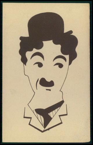 Charlie Chaplin Charlot Movie Star Cinema 1920 - 1930s Lobby Card Cc