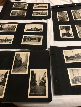 Early 1900’s Orleans Photos On Album Pages French Quarter 20 Pics