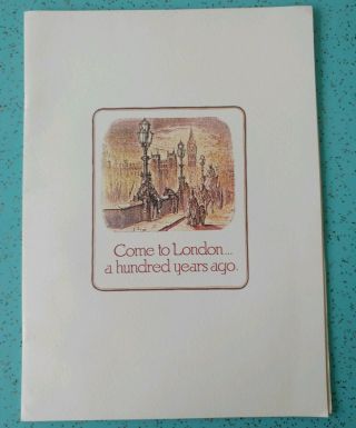 Sales Pamphlet For Cries Of London Toby Jugs Limited Edition Franklin Porcelain