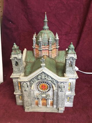 Dept 56 Christmas In The City Cathedral Of St.  Paul 58930 Patina Dome Edition