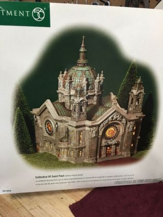 DEPT 56 CHRISTMAS IN THE CITY CATHEDRAL OF ST.  PAUL 58930 PATINA DOME EDITION 4