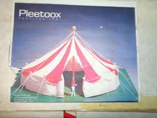 Pleetoox Textiles,  Inc.  30 In.  X 30 In.  Canvas Circus Tent Kiit