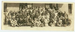 1935 North China Chinese Men And Women W/missionaries Photograph - Near Peking