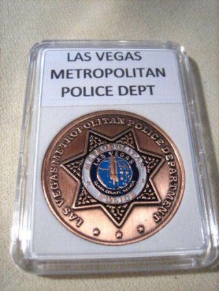 Las Vegas Metropolitan Police Dept (copper) Challenge Coin