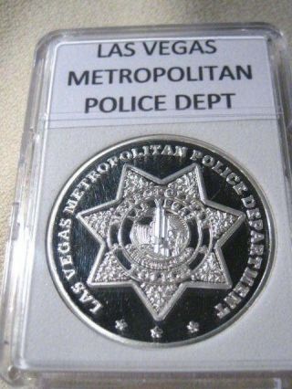 LAS VEGAS METROPOLITAN Police Dept.  Challenge Coin 3
