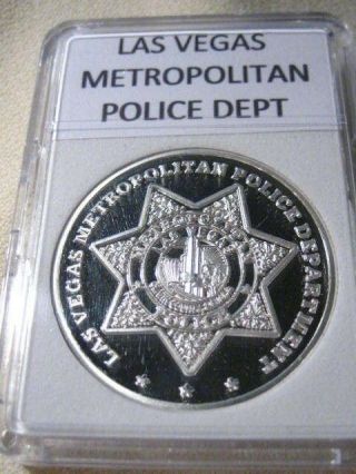 LAS VEGAS METROPOLITAN Police Dept.  Challenge Coin 4