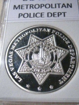 LAS VEGAS METROPOLITAN Police Dept.  Challenge Coin 5