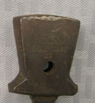 VTG.  COLLECTIBLE GUSSTHAL 21 ANVIL/SCYTHE STAKE BLACKSMITH POSSIBLY SCARCE 3