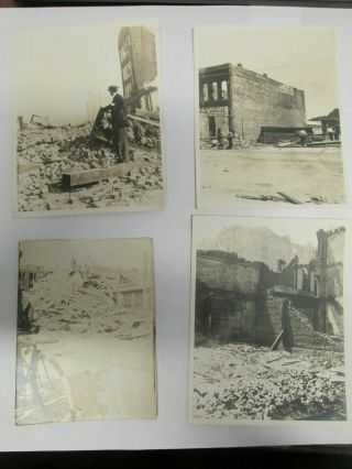 4 Vintage Photographs Of San Francisco Earthquake 1906