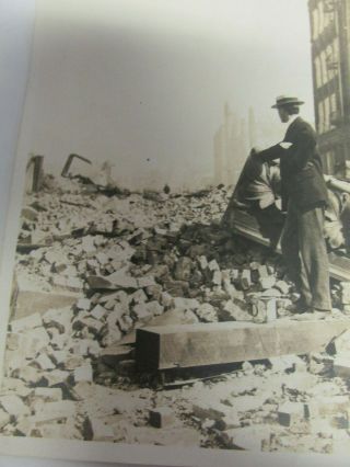 4 Vintage Photographs of San Francisco Earthquake 1906 2
