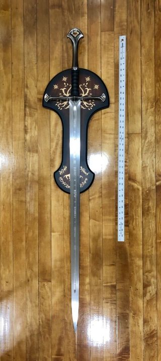 Lord Of The Rings Anduril Sword Of King Elessar United Cutlery,  Wall Plaque