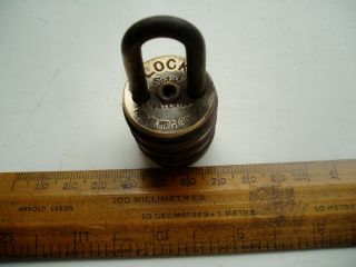 Vintage Patent Combination Lock Ken - Ei Co Ltd