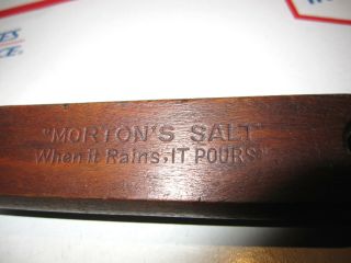 VINTAGE REMINGTON UMC MORTON ' S SALT ADVERTISING ADJUSTABLE KNIFE GOOD COND. 5